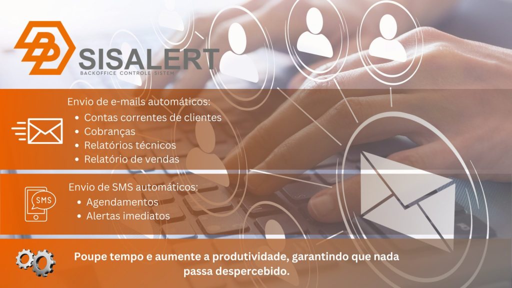 SisAlert – alertas automáticos por email e SMS